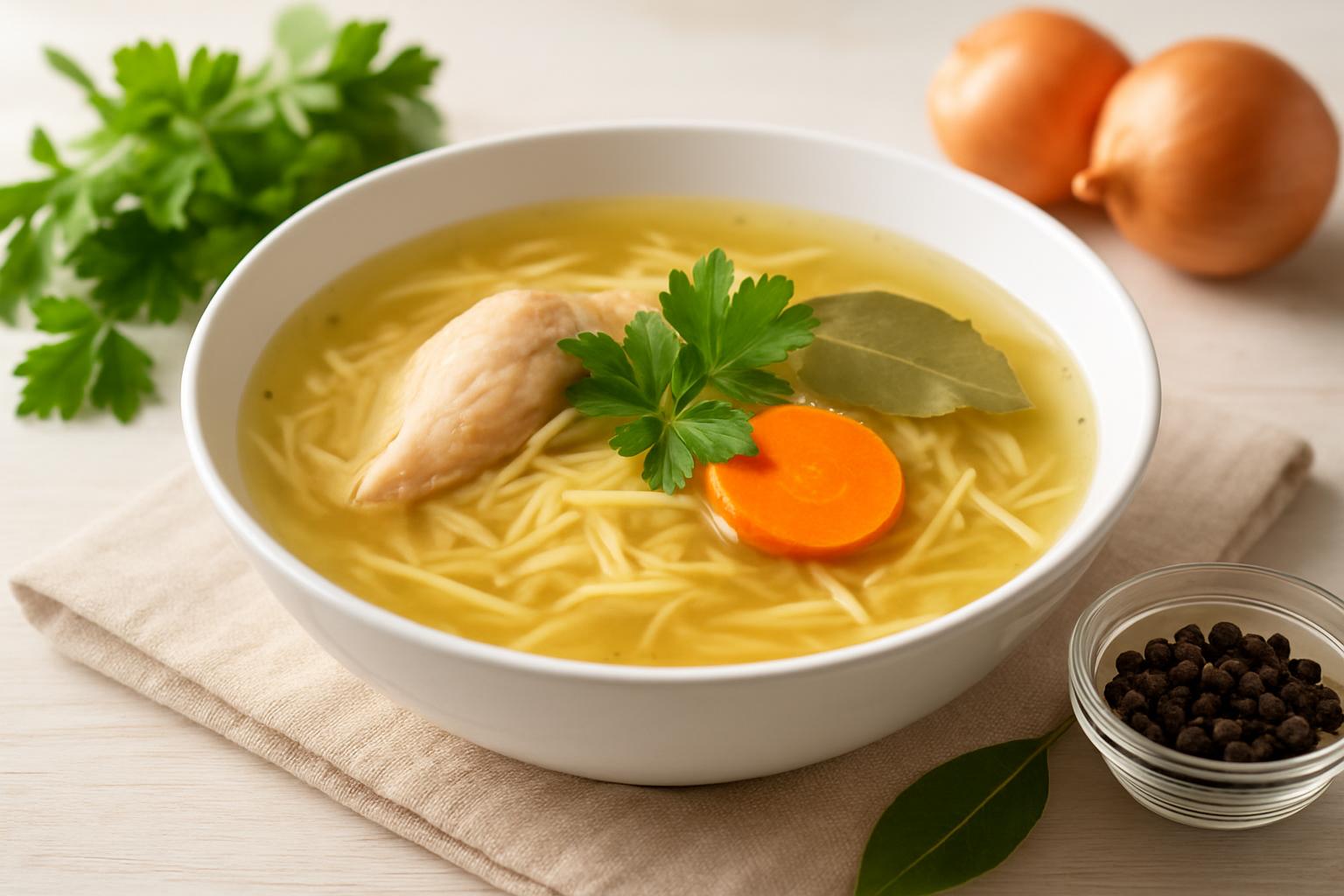 Co dodać do rosołu żeby był bardziej aromatyczny