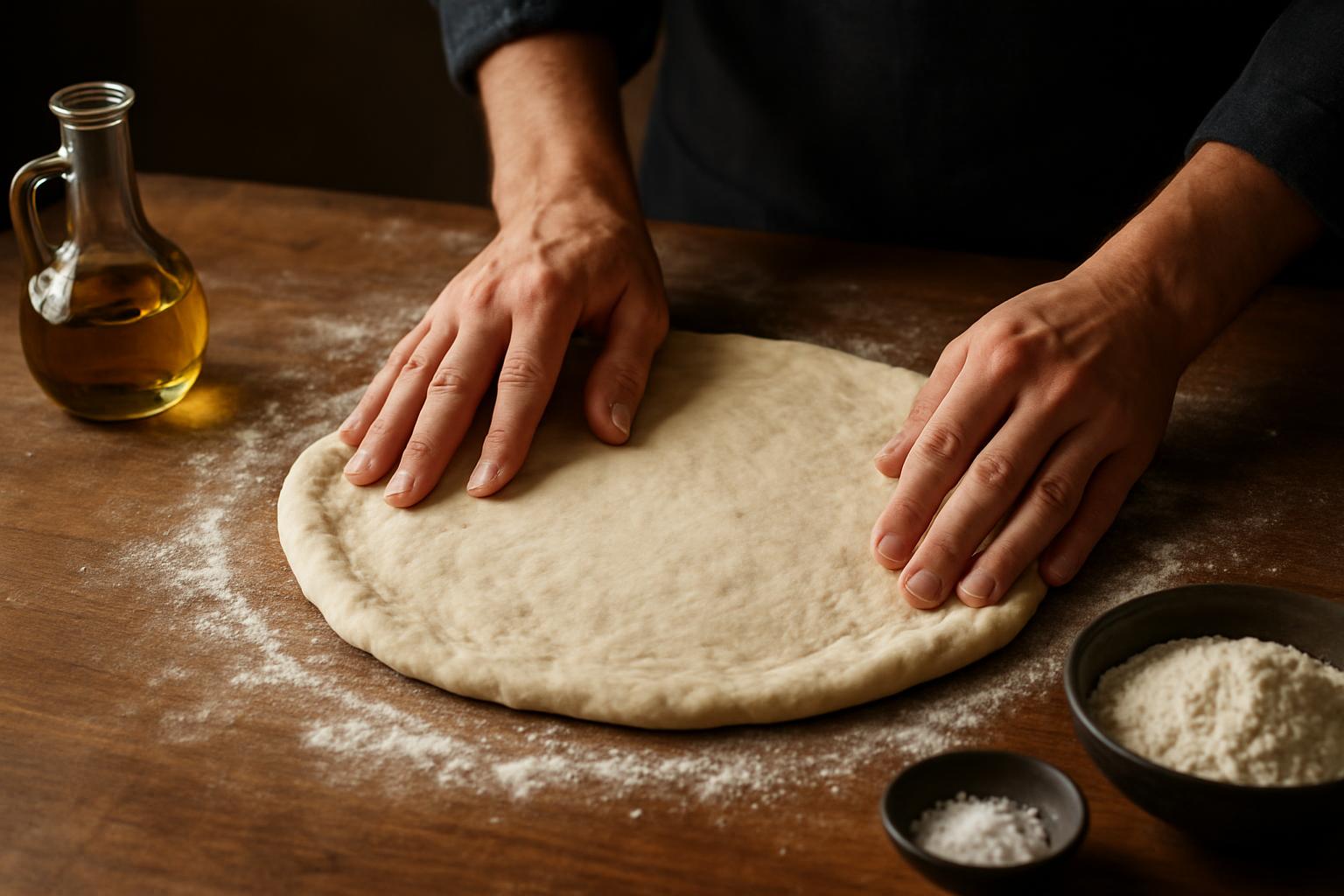 Co zrobić żeby ciasto na pizzę było chrupiące